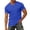 Blue&070226T, variant on Fabrcox Men Shirts Short Sleeve with Pocket V Neck Tshirts for Men Summer Beach Going Out Mens Big and Tall T Shirts Green XXL
