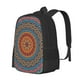 thumbnail image 1 of Disketp Mandala Mochila Minimalista de Gran Capacidad, Mochila de Viaje para Escuela, Trabajo o Uso Diario, 1 of 6