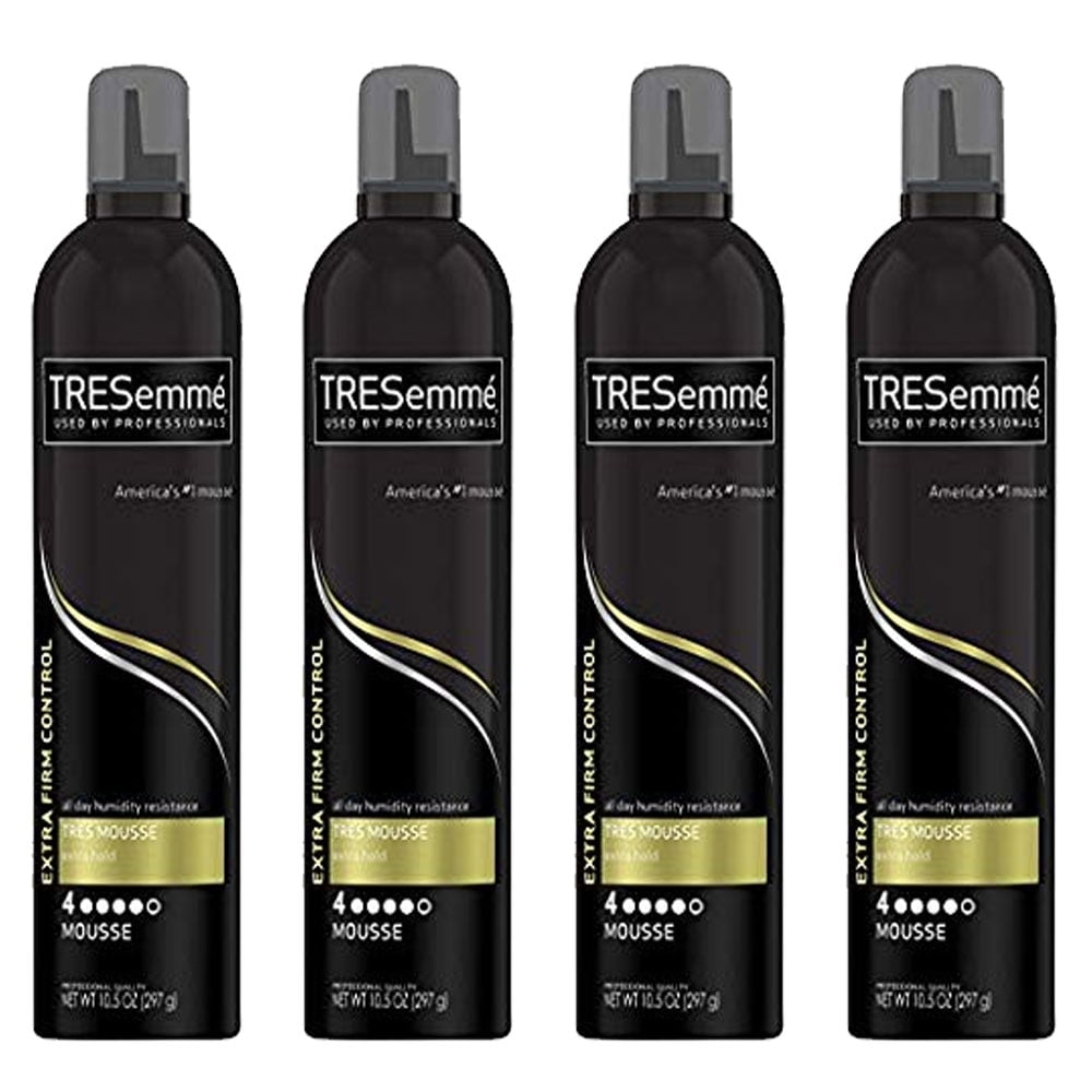 (4 Pack) TRESemme Tres Mousse Tres Extra Hold Firm Control Mousse Hair