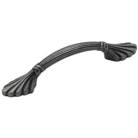 Amerock 3' Pull - Amerock BP1333WI Natural Elegance 3 in. Pull - Wrought Iron