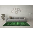 thumbnail image 3 of Ahgly Company Indoor Square Abstract Emerald Green Contemporary Area Rugs, 6' Square, 3 of 4