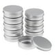 thumbnail image 5 of 20 / paquete (30G, 100G) Recipientes de tarro de hojalata de aluminio plateados con, 5 of 9