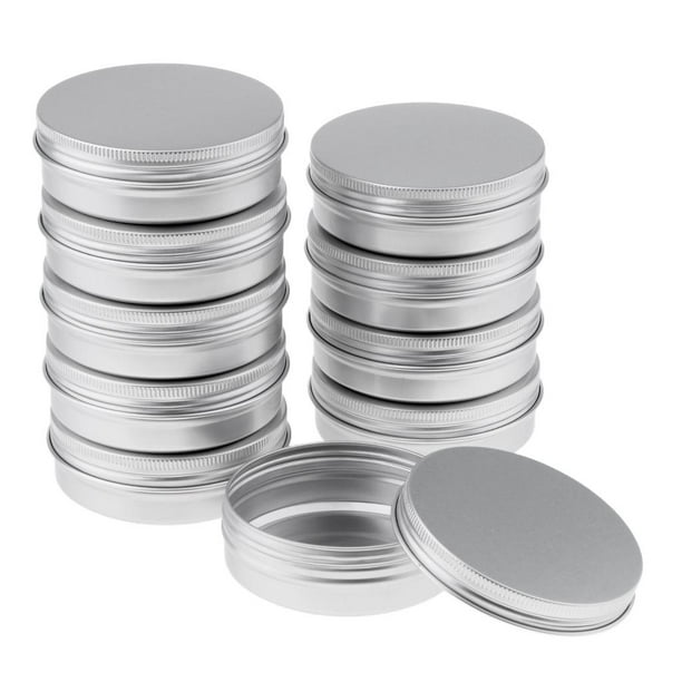 Frascos de , 3,5 , Tarro de 100 Ml, 10 Unidade para de Cosmético Recipiente Vacío, a Redonda con ó Zulema Latas de aluminio latas