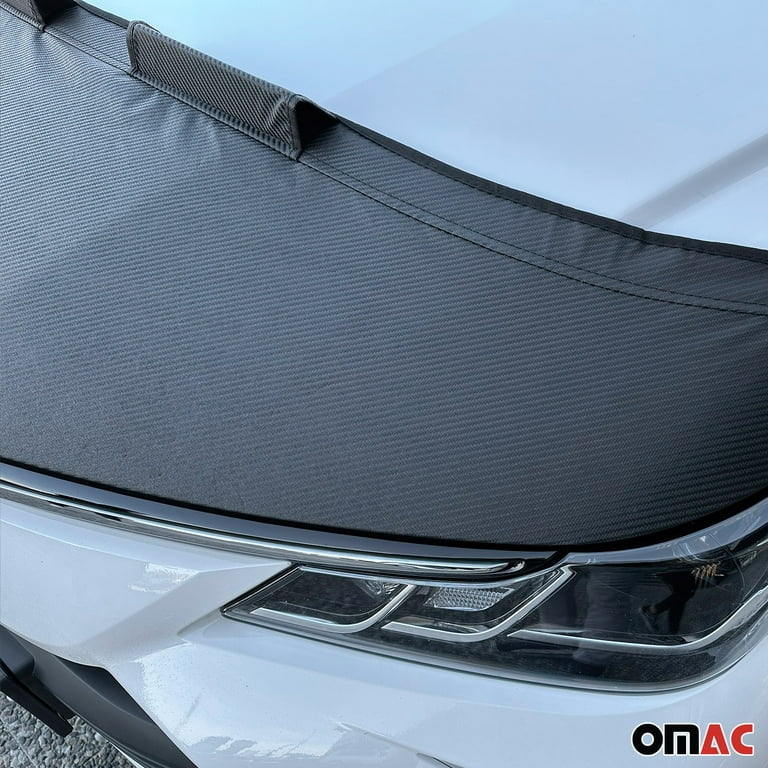 OMAC Car Bonnet Mask Hood Bra for Kia Sorento 2014-2015 Black