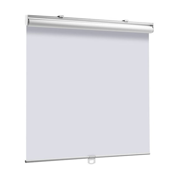 Cordless Roller Shades, 34 x 72 in, Pull Down Blackout Blinds for Windows Room Darkening, Thermal Insulated, Easy to Install, Blackout Roller Shades for Bedroom, Bathroom, Home, Office, White