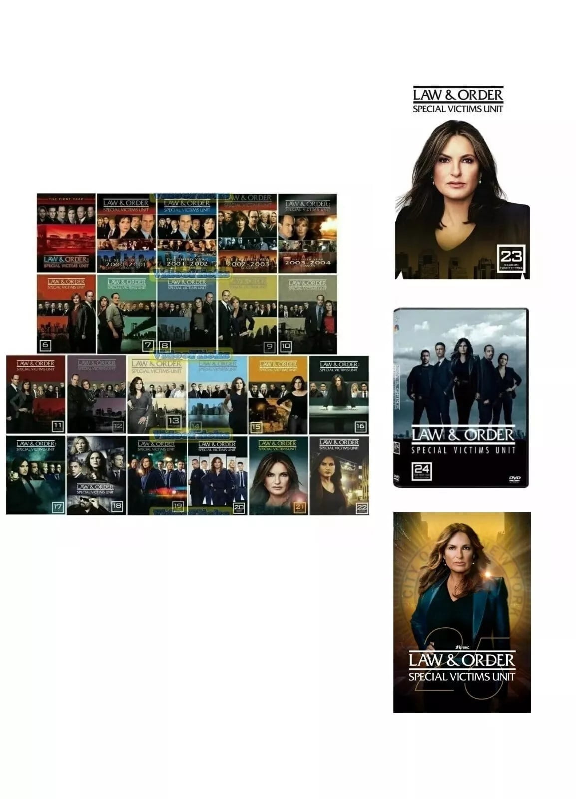 Law & Order - Season 1-7　（４２DVD） Law Order: The Seventh Year (DVD, 2010, 5-Disc Set) for sale