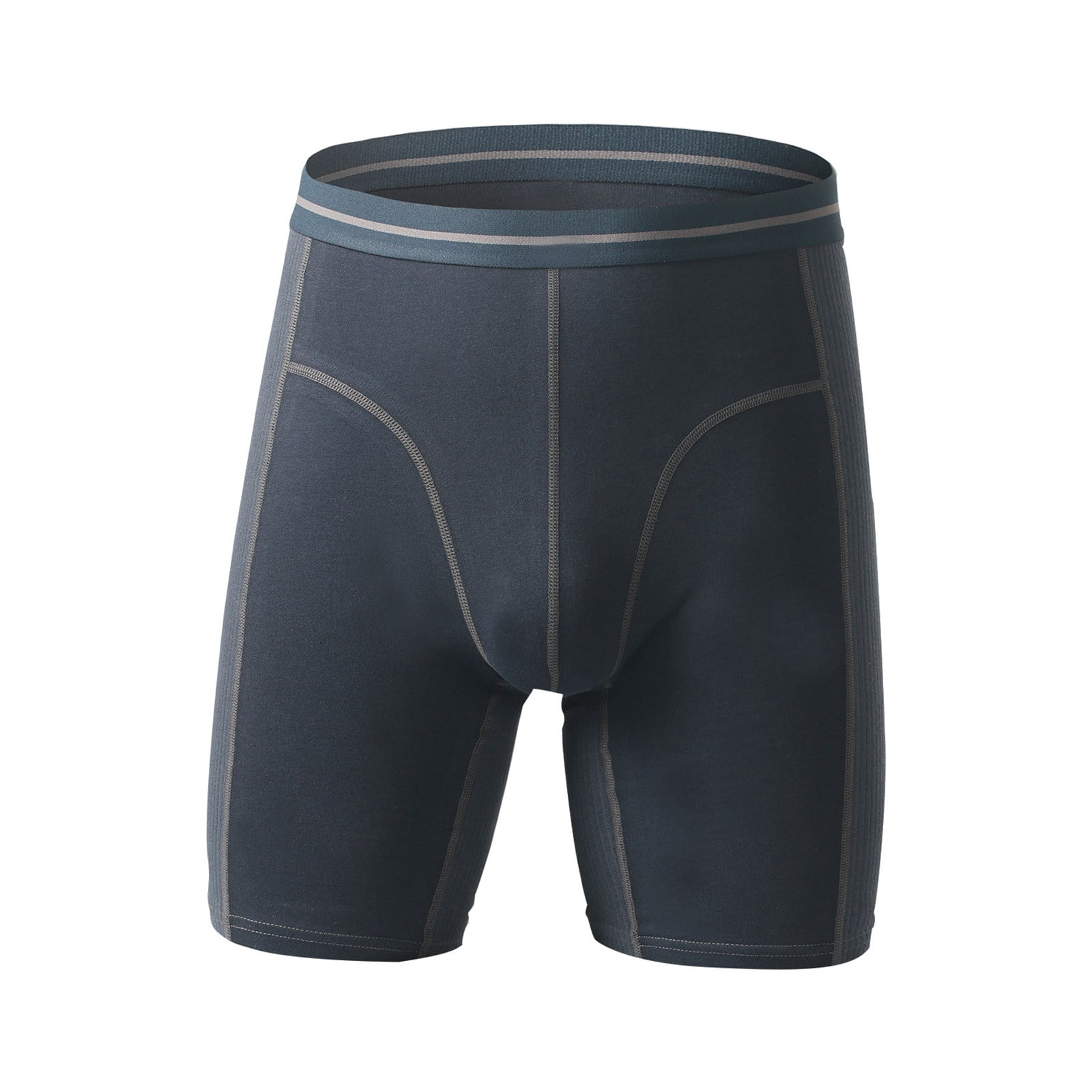 MiiOW 100% Modal Men's Seamless Boxer Briefs With Nylon Ice Silk Lining - Antibacterial