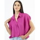 thumbnail image 2 of Crop top camisero de lino AMAD Casual para mujer Talla L, 2 of 5