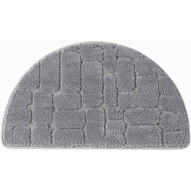 Uds. Alfombrilla para puerta, alfombrilla para baño, alfombras suaves, semicircular, media luna, felpa, antideslizante, superabsorbente, felpudo de microfibra para el hogar, baño, dormitorio oso de fresa Hogar