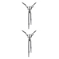 thumbnail image 4 of Corbatas doradas Qarigey para hombre Bolo de moda 2piezas CBP162263, 4 of 6