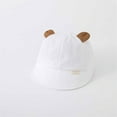 thumbnail image 3 of Lroveb Baseball Caps for Girls Toddler Boy Cap Baby Sun Soft Girl Cute Bear Ear Hat Kid Summer Hats Infant Visor Hat, 3 of 3