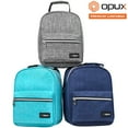 thumbnail image 7 of OPUX Insulated Lunch Box for Boys Girls, Leakproof Lunch Bag for Kids Teens, Reusable Lunch Pail Cooler Tote for Work Women Men Adults, Back to School Gift, Backpack Shape Lunchbox, Navy Blue, 7 of 7