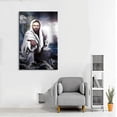 thumbnail image 3 of Jesus Decor Hand of God Jesus Christ Christian Wall Art Religious Decor Jesus Art The Hand of God Jesus Posters for Walls Jesus Painting Wall Art for Living Room Decor Ready to Hang, 3 of 3