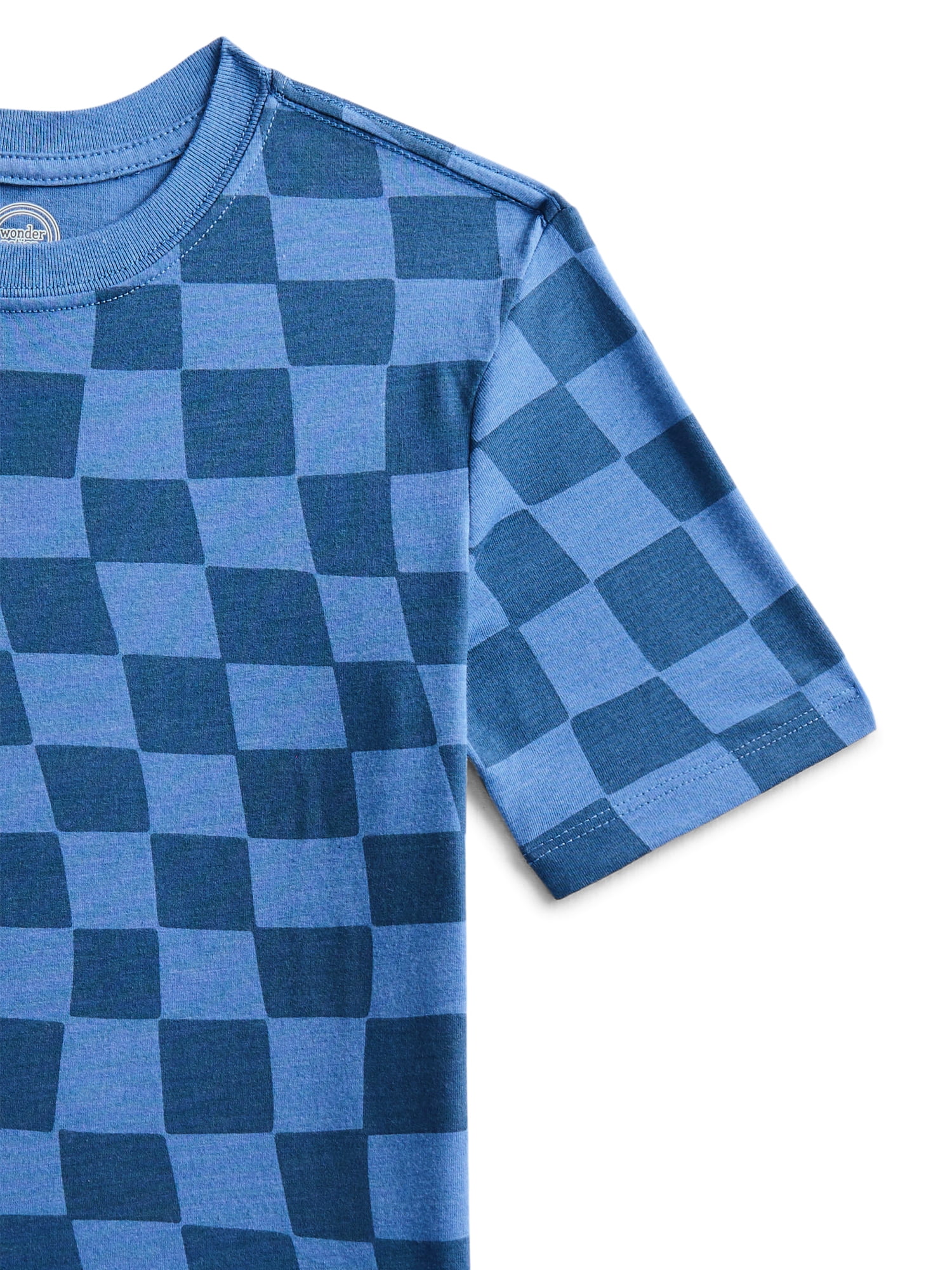 Wonder Nation Boys Print Tee with Short Sleeves, Sizes 4-18 & Husky