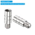 thumbnail image 4 of Uxcell 2g Copper Dart Weight Add Accentuator 3 Pcs 16mm 2BA Thread Darts Weight Adjuster Dart Accessories Silver, 4 of 6