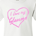 thumbnail image 4 of Inktastic I Love My Glamma in Pink Chalk Heart Youth T-Shirt, 4 of 5