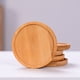 thumbnail image 5 of Kearding El soporte de bambú natural de 6 piezas mejora la transpirabilidad en macetas de plántulas y la cerámica es resistente y duradera Jardín y Patio Maceta de porcelana blanca, 5 of 6