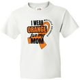 thumbnail image 3 of Inktastic I Wear Orange For My Mom Multiple Sclerosis Awareness Youth T-Shirt, 3 of 5