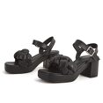 thumbnail image 1 of Sandalias de mujer Casual Color sólido Estilo romano Hebilla Correa en el tobillo Tacones altos gruesos Zapatos de punta cuadrada Wmkox8yii nm2281, 1 of 9