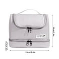 thumbnail image 2 of QTOCIO Dry and Wet Separation Storage Bag Travel Toiletry Storage Bag Portable Makeup Bag, 2 of 2