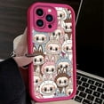 thumbnail image 4 of Cute Cartoon Labubu Full Screen Phone Case For iPhone 16 15 14 13 12 11 ProMax XS Max XR 7 8 Plus Shockproof Soft Silicone Cover, 4 of 5