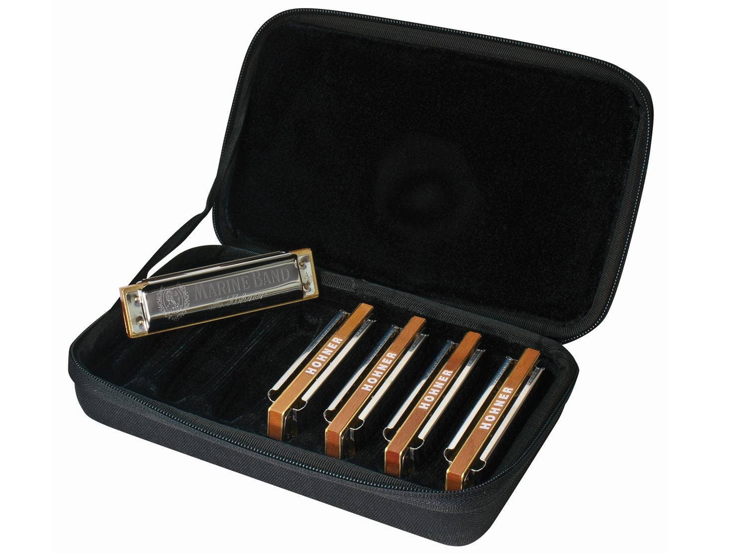 Hohner Marine Band Harmonica 5 Piece Set