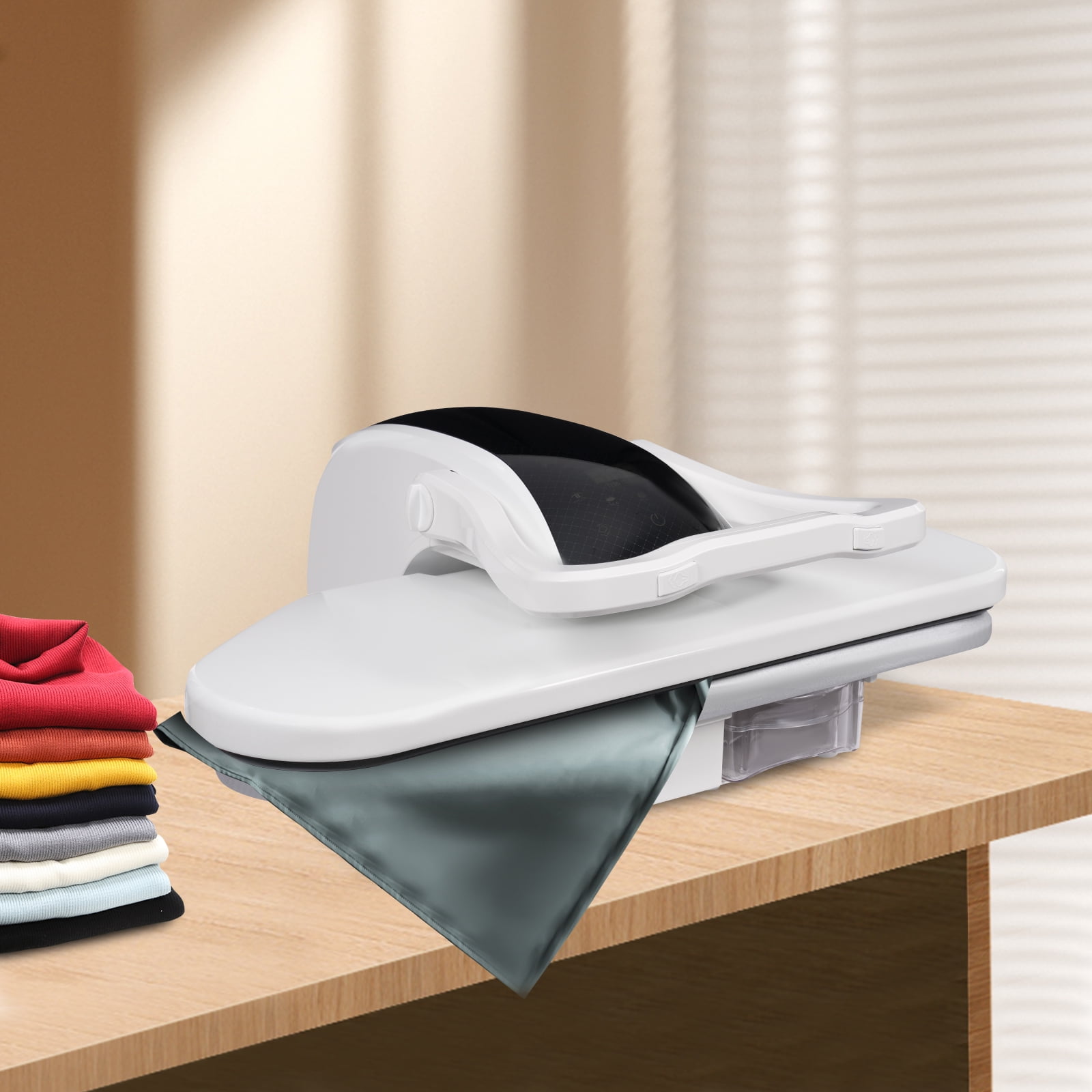 Intelligent Steam Fabric Press Machine 8810D Touch Screen Steam Iron Press 5Mode for Bedroom, Living Room