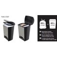 thumbnail image 2 of Loft 45 L Step Trash Can, 2 of 2