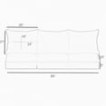thumbnail image 3 of Sorra Home  Sloane Light Blue Indoor/ Outdoor Corded Sofa Cushion Set, 3 of 4