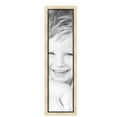 thumbnail image 2 of ArtToFrames 9" x 36" Silver with Black Lip Picture Frame, 9x36 inch Multi Wood Poster Frame (WOM-5193),  Pack, 2 of 7