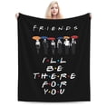 thumbnail image 4 of Friends Tv Show Throw Blanket 60"X50" Soft Flannel Lightweight Plush Air Conditioner Quilt Suitable For Sofa,Living Room,Bedroom,Double Bed, 4 of 4