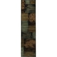 thumbnail image 3 of Oriental Weavers Hudson Area Rug - 4878B - 7'8" x 10'10" - in Blue/ Brown - Eclectic Global Style, Stain Resistant, Family and Pet Friendly , Dining, Living Room Rug, 3 of 3