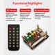 thumbnail image 1 of -DAM K1 Tuning Preamp Placa Decodificadora Bluetooth Fiebre No Destructiva U Disco Tarjeta de Sonido Coaxial Placa de Decodificación TF, 1 of 5
