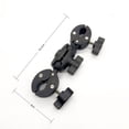 thumbnail image 1 of Mosiee Super Clamp Double Camera Clamp Mount Crab Plier Clip Bracket Double Ball Head, 1 of 8