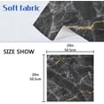 thumbnail image 7 of Coolnut Black and Gold Marble Cloth Napkins Set of 1,Reusable Washable Polyester Dinner Table Napkins for Kitchen,Dining,Restaurant,Party Decoration, 7 of 7
