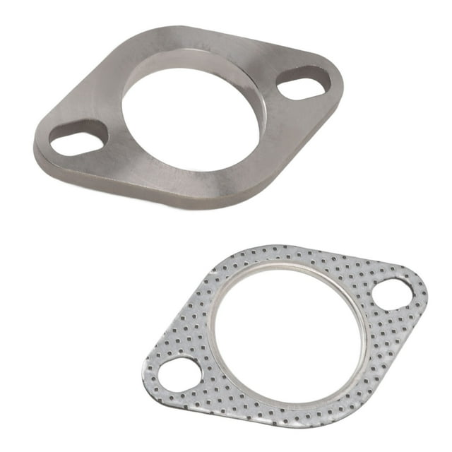 Exhaust Flange Adapter, Universal Leak Free High Strength Exhaust Flange Connection Set 2in For Exhaust Catback Headers
