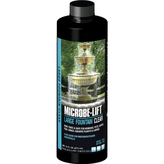 Microbe-Lift Large Fountain Clear [Pond, Water Conditioners] 16 oz