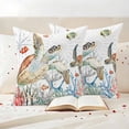 thumbnail image 3 of Brown Sea Turtle Coastal Outdoor Waterproof Pillow Covers, Summer Beach Coral Starfish Nautical Decorative Square Throw Pillowcase Sofa Cushion Sham for Patio/Couch/Chair, 20"x20" 2 Pack, 3 of 8