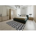 thumbnail image 5 of Ahgly Company Machine Washable Indoor Square Transitional Midnight Gray Area Rugs, 6' Square, 5 of 7