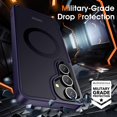 thumbnail image 4 of Funda Magnética Oterkin para Samsung Galaxy S23 Fe Morado Oscuro, 4 of 7