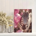 thumbnail image 2 of Qisvanset Zebra Balloon Party Canvas Print 12x16 Inch Nursery Decor, 2 of 8