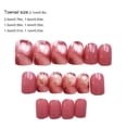 thumbnail image 3 of Qarigey Uñas postizas, manicura colorida de mano corta, puntas de cobertura completa, accesorios de belleza, manicura de uñas falsas para el hogar Juegos de manicura Qarigey CE012451-00B, 3 of 6
