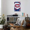 thumbnail image 4 of NHL Montreal Canadiens - Maximalist Logo 23 Canvas Wall Poster, 22.375" x 34", 4 of 4