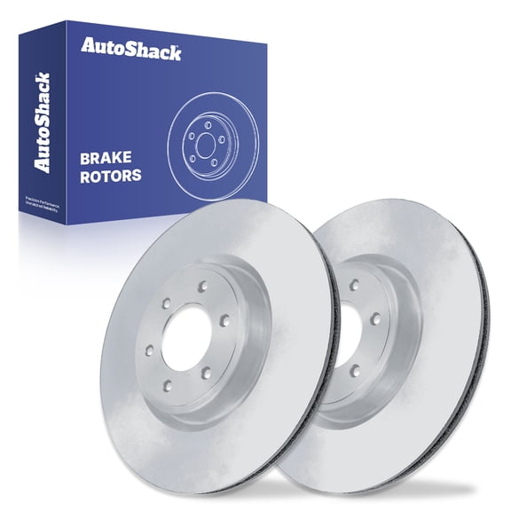 AutoShack Front Brake Rotors for Ford, F-150 2021-2025 Bronco 2022-2024 Expedition 2022-2025, 4WD RWD V6 2.7L 3.0L 3.3L 3.5L V8 5.0L 5.2L - Coated - ArmorStop - 13.78" (350 mm), 6-Lug