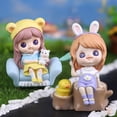 thumbnail image 4 of Interesting Trendy Blind Box Cute Girl Character Hand-made Desktop Resin Small Decoration Student Gift Creative Birthday Gift, 4 of 10