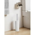 thumbnail image 5 of Superio Plastic Toilet Bowl Cleaning Brush and Holder Set - 15"H x 6"W x 5"D, Bathroom Scrubbing Brush, White, 5 of 5