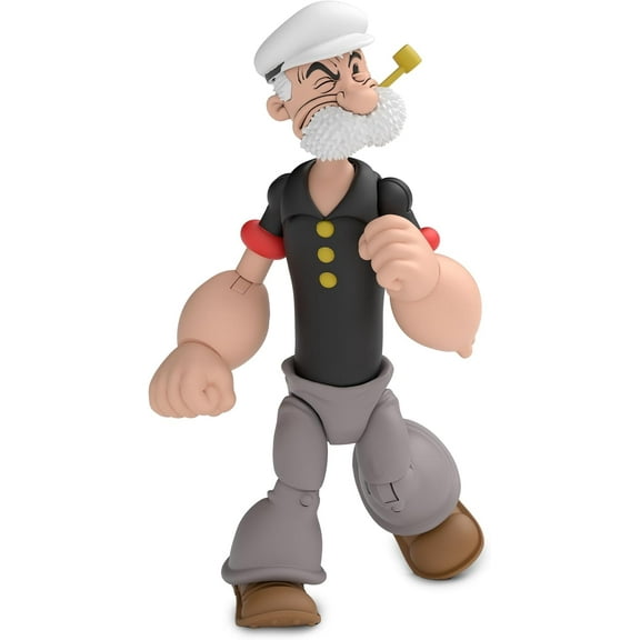 Boss Fight Studio Poopdeck Pappy Popeye Classics Wave 2 Collectible Action Figure – Highly Articulated Figurine with Accessories Including Alternate Hands and Head, Hat, Anchor, & Pooky Jones – 1:12