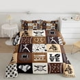 thumbnail image 2 of Homewish Sport Football 3-Piece Full Size Comforter Sets for Kids Children Teens,Geometric Plaid Grid Bedding Comforter Set,Ball Gamer Baseball Lightweight Bedding Sets,Super Cozy Room Decor, 2 of 8