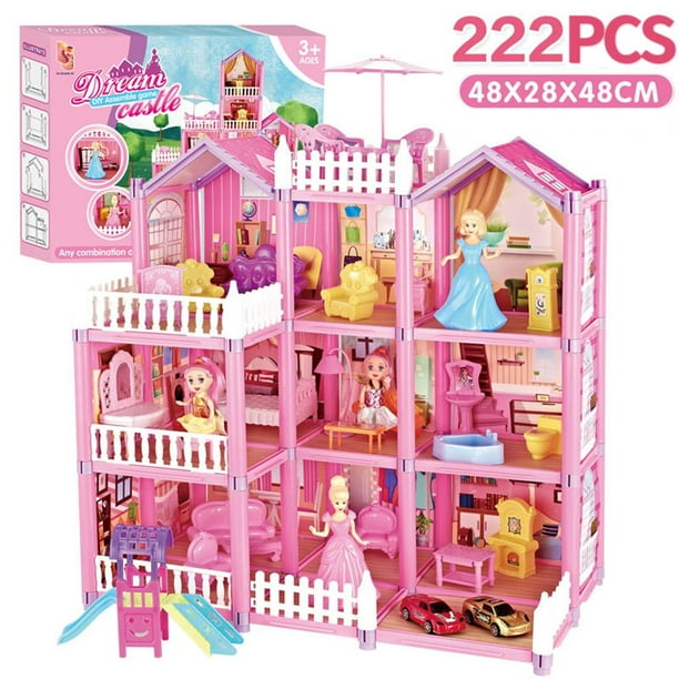 Casa De Barbie Fygurso Casa Muu00f1ecas Castillo Princesa