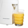 thumbnail image 2 of Extractor de jugos Hamilton Beach 67800 con motor de 350 Watts cortador colador de acero inoxidable, 2 of 5